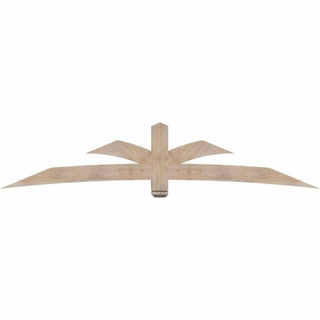Ekena Millwork Davenport Smooth Timber Gable Bracket, Douglas Fir, 108"W x 22"H x 5 1/2"D x 5 1/2"F, 5/12 Pitch GBW108X22X0606DAV00SDF